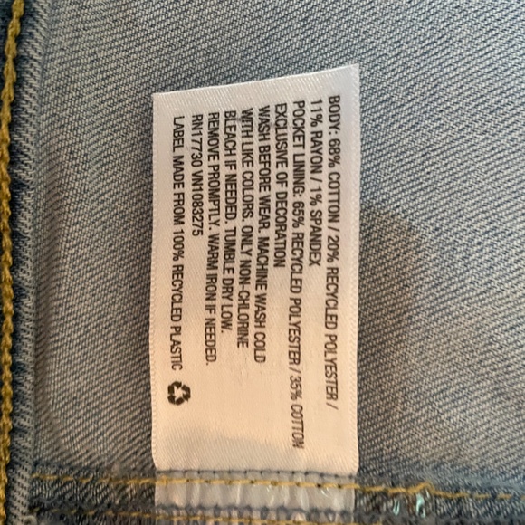 Cat & Jack Girls Jean Jacket size L 10/12 - Picture 3 of 6